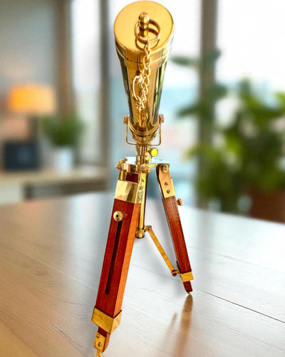 Dalekohled Celestial na dřevěném stojanu 41 cm, možnost personalizace gravírováním jako dárek