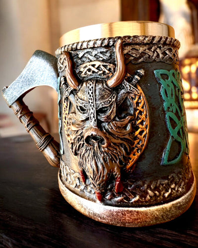 Pohár Vikinga Ragnar's Horn - s možností gravírování jako dárek, 250 ml