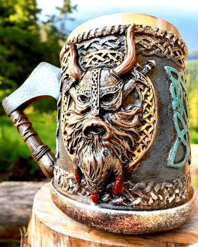 Pohár Vikinga Ragnar's Horn - s možností gravírování jako dárek, 250 ml