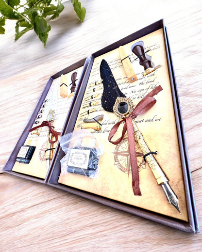 Sada kaligrafie "Elegance v praxi" s možností gravírování, jako dárek. Na výběr 2 barevné varianty.