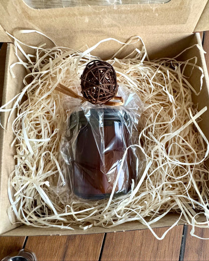 Intenční svíčka Tygrysí Síla – Sebevědomí a prosperita, 250 ml, možnost personalizace víčka jako dárek