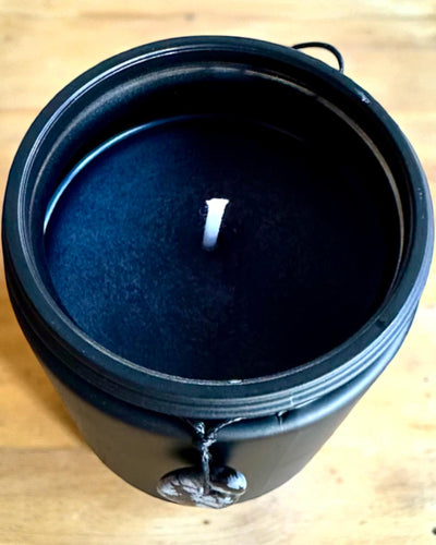 Sójová záměrná svíčka Obsidián – sebevědomí a vnitřní síla, 250 ml, možnost personalizace jako dárek