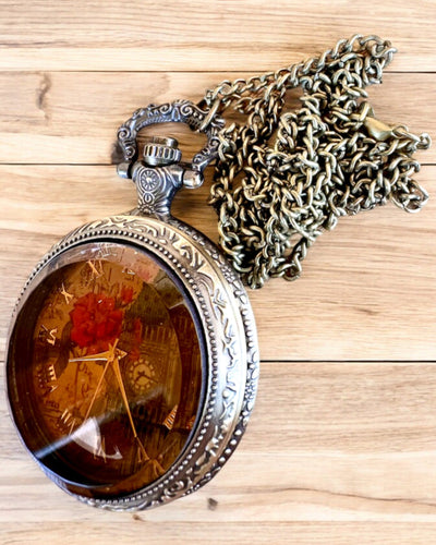 Kapesní hodinky "Vintage Charm" personalizace gravírováním jako dárek