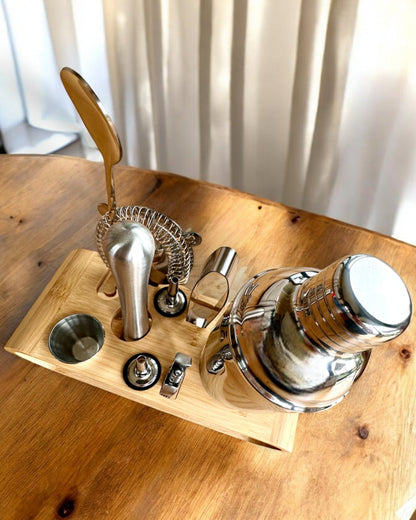 Barmanská sada "MixMaster Pro", možnost personalizace gravírováním jako dárek