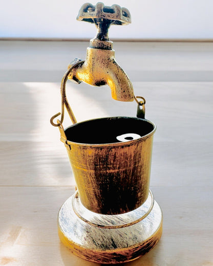 Stylový kovový popelník "Rustic Charm" 19-23 cm výška, 8 variant na výběr, gravírování na přání