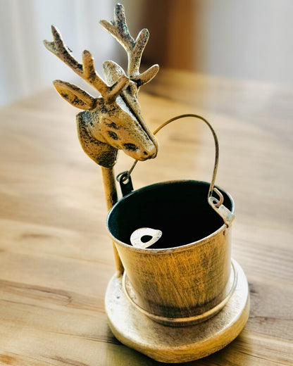 Stylový kovový popelník "Rustic Charm" 19-23 cm výška, 8 variant na výběr, gravírování na přání
