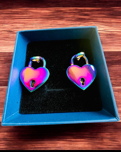 Milostné mini zámky Srdce DeLuxe, sada 2 zámků s klíčky, 6 variant na výběr, možnost personalizace gravírováním jako dárek