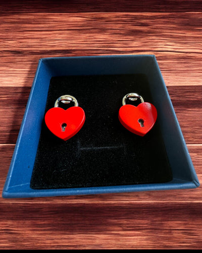 Milostné mini zámky Srdce DeLuxe, sada 2 zámků s klíčky, 6 variant na výběr, možnost personalizace gravírováním jako dárek