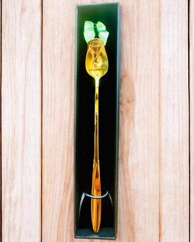 Personalizovaná růžová lžička s možností gravírování jako dárek - 3 barevné varianty na výběr