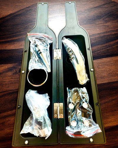 Sada na víno "Sommelier's Delight" - možnost personalizace gravírováním jako dárek