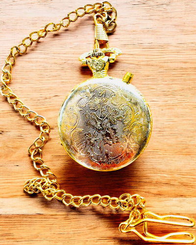 Kapesní hodinky "Motocyklový Elegán 2" – Gravírování jako dárek, 3 barevné varianty