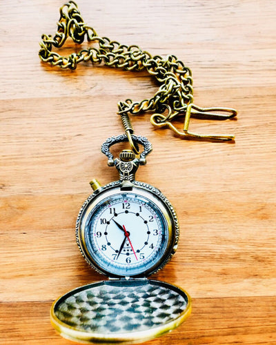 Kapesní hodinky "Motocyklový Elegán 2" – Gravírování jako dárek, 3 barevné varianty