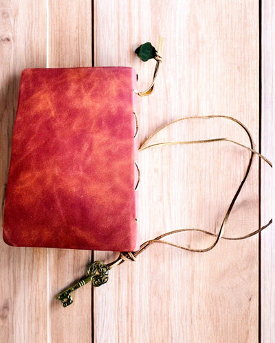 Vintage zápisník "Klíč minulosti" - Možnost gravírování jako dárek, notes