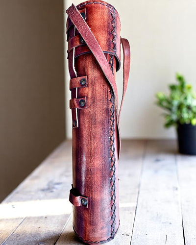 Královský dalekohled „Voyager 1818” – Exkluzivní, mosazný, 83 cm, ručně vyrobený, pouzdro z přírodní kůže – Sběratelská edice, personalizace gravírováním jako dárek