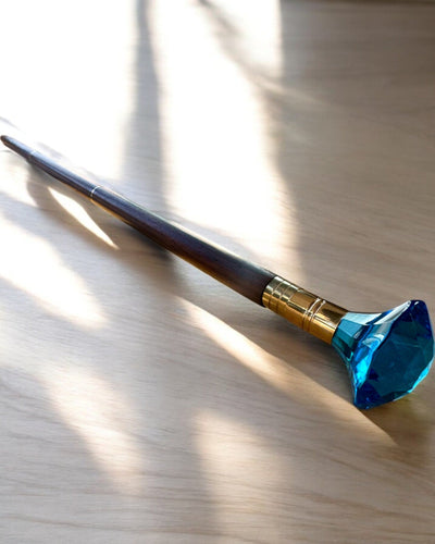 Hůl na procházky "Diamant v bronzu" - Dřevěná Ručně vyrobená, možnost gravírování