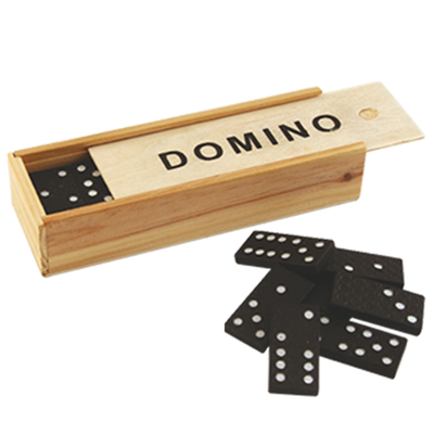 Domino w pudełku drewnianym - 1096116