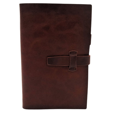 Elegancki Notes Skórzany A6 Retro Vintage z Zamknięciem – Pamiętnik – EE3