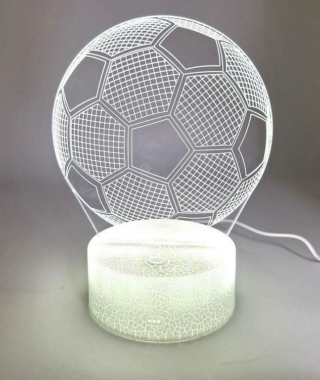 Noční lampička Míč - Dárek pro fotbalistu Gadget - 3 barvy - P107