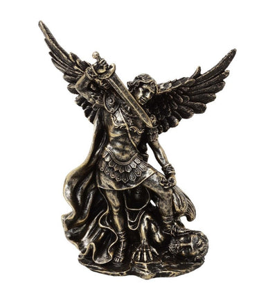 Figurka Svatý Michael bojující s drakem - polyresin - MC-23146
