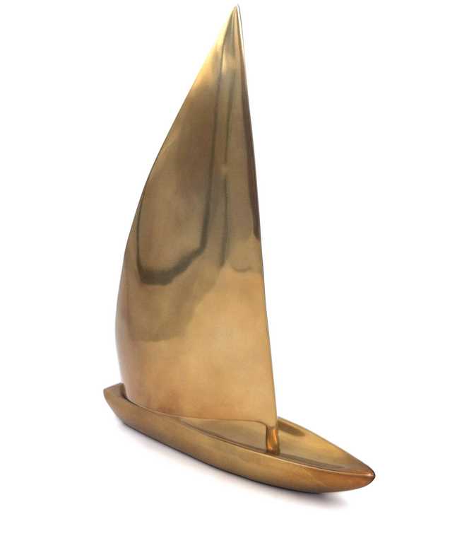Velký model plachetnice - hliník - 39 x 30cm - N-3045