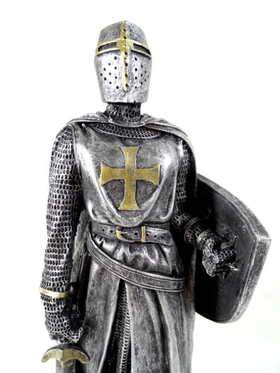 Figurka Rycerza Krzyżowca 30cm z Grawerem
