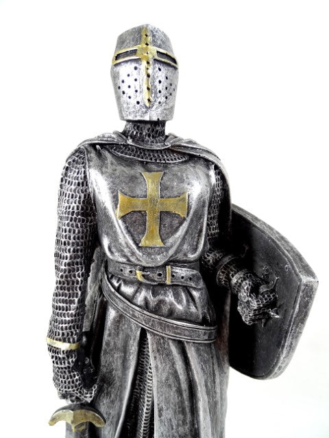 Figurka Rycerza Krzyżowca 30cm z Grawerem