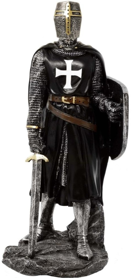 Rycerz - krzyżowiec - figurka z poliresinu - MC-23078