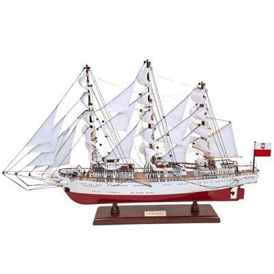 Exkluzivní model plachetnice Dar Młodzieży XXL 71 cm s možností personalizace gravírováním