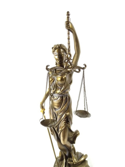Figurka Themis 35 cm - dárek pro právníka nebo soudce - MC-90037