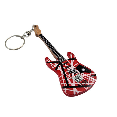 Přívěsek na klíče – kytara Van Halen – přívěsek pro fanoušky rocku – EGK-1167