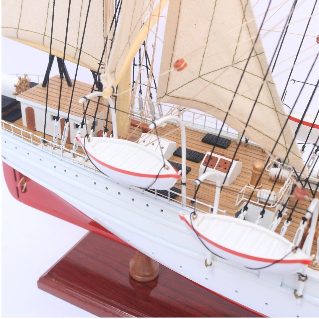 Exkluzivní model plachetnice Dar Pomorza 82 cm s možností personalizace gravírováním