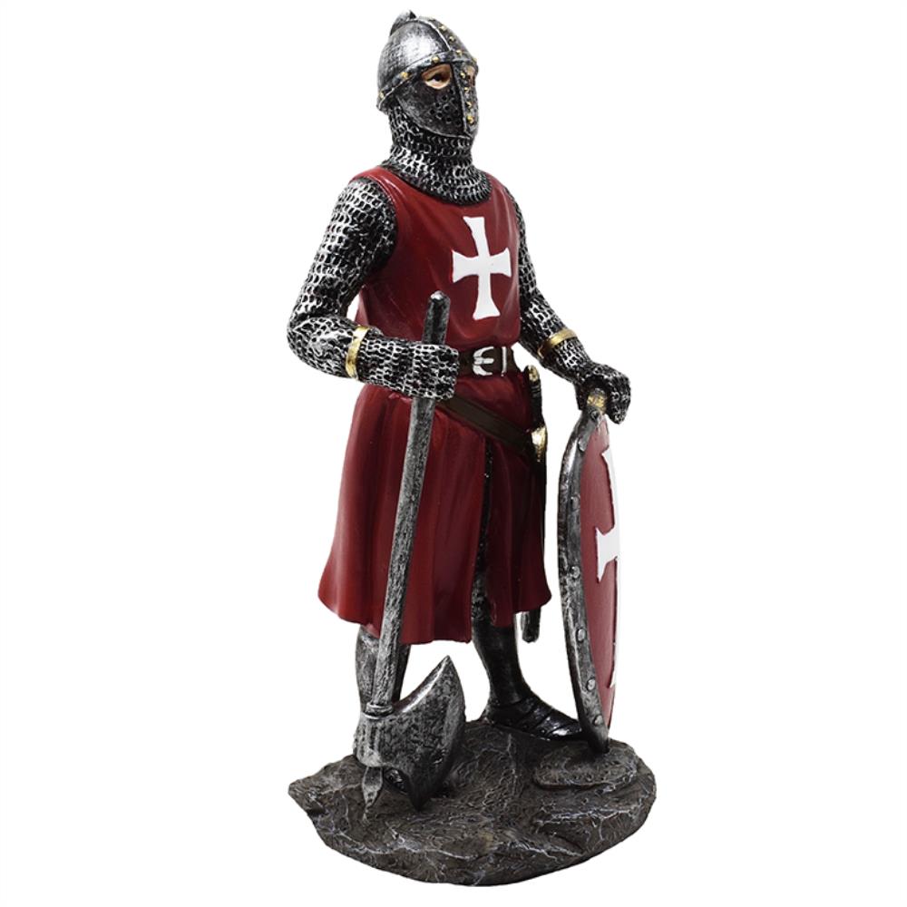 Figurka Rycerz Krzyżowiec 18,5 cm – Polyresin – MC-23133