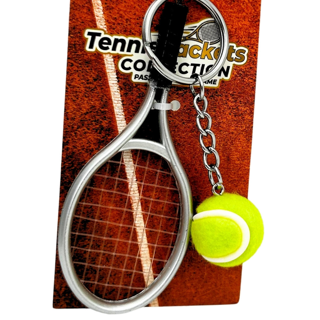 Sportowy Brelok do Kluczy Rakieta Tenisowy – Prezent dla Tenisisty - TRK-004