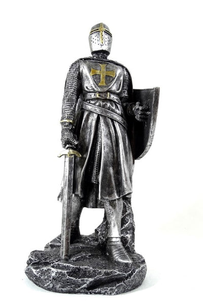 Figurka Rycerza Krzyżowca 30cm z Grawerem