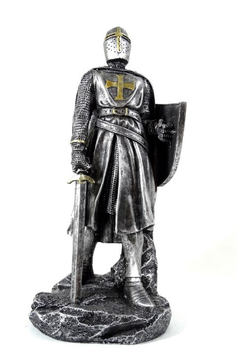 Figurka Rycerza Krzyżowca 30cm z Grawerem
