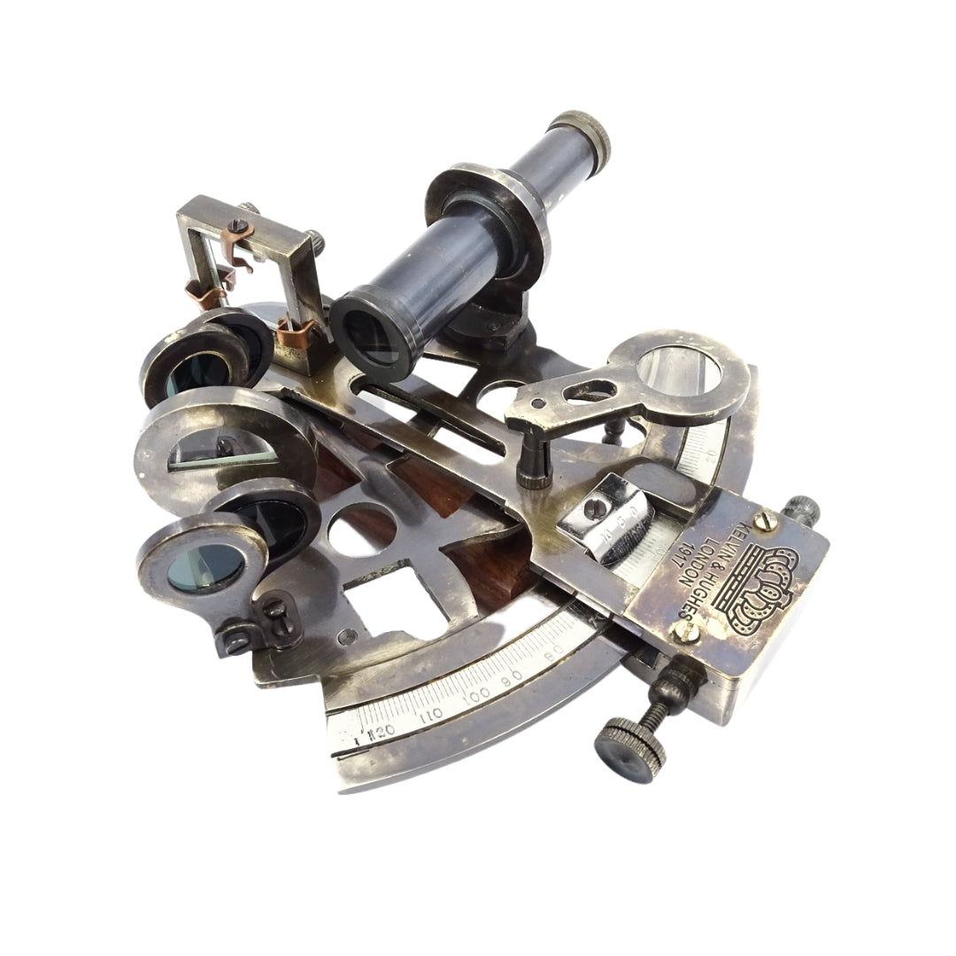 Mosazný sextant v kožené krabičce - NC1514B