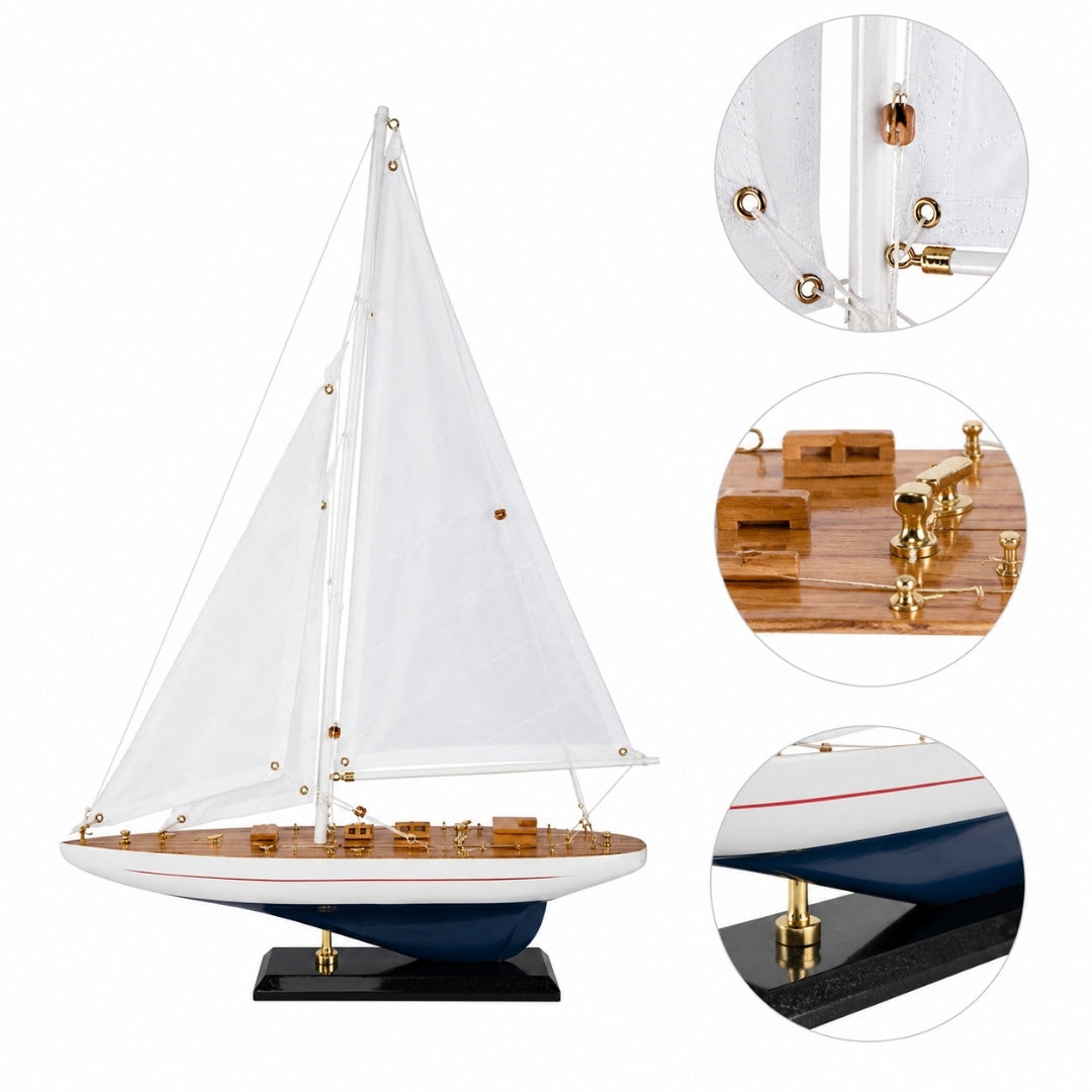 Jachta Enterprise 49 cm - dřevěný model - ENT49