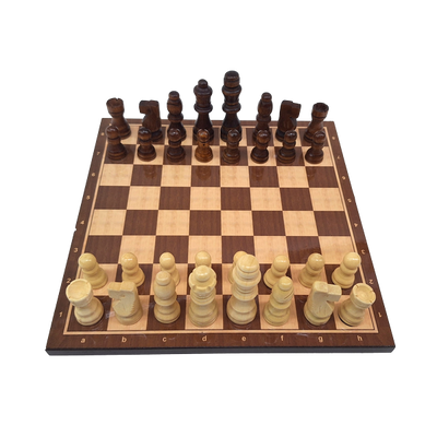 Klasyczne Szachy drewniane - 27 x 27 cm – 1050743