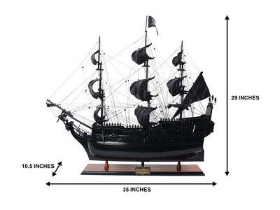 Czarna Perła model statku pirackiego - Długość 89cm - BP80R