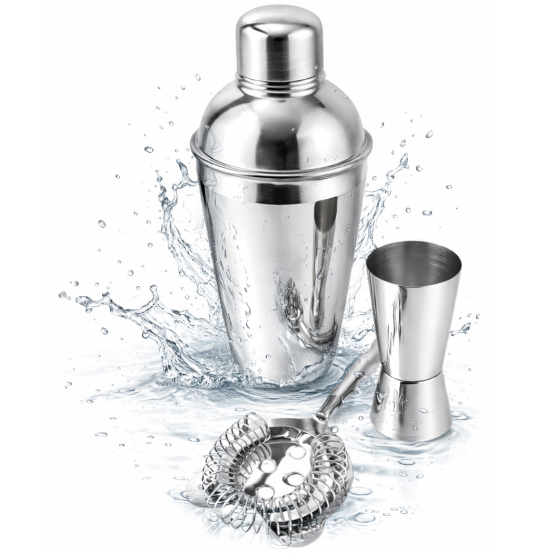 Zestaw Barmański– 3 elementy Shaker Jiger Strainer - BS48171