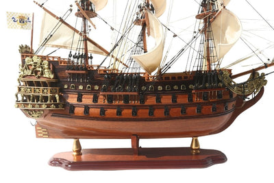 Luxusní model plachetnice Soleil Royal 65cm - SOL6 s možností personalizace gravírováním