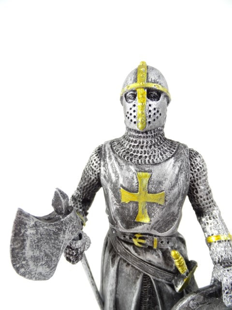 Rytíř - křižák - dekorativní figurka - výška 18cm - MC-23079