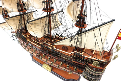 Model Żaglowca Statku San Felipe 80cm, możliwość personalizacji grawerem