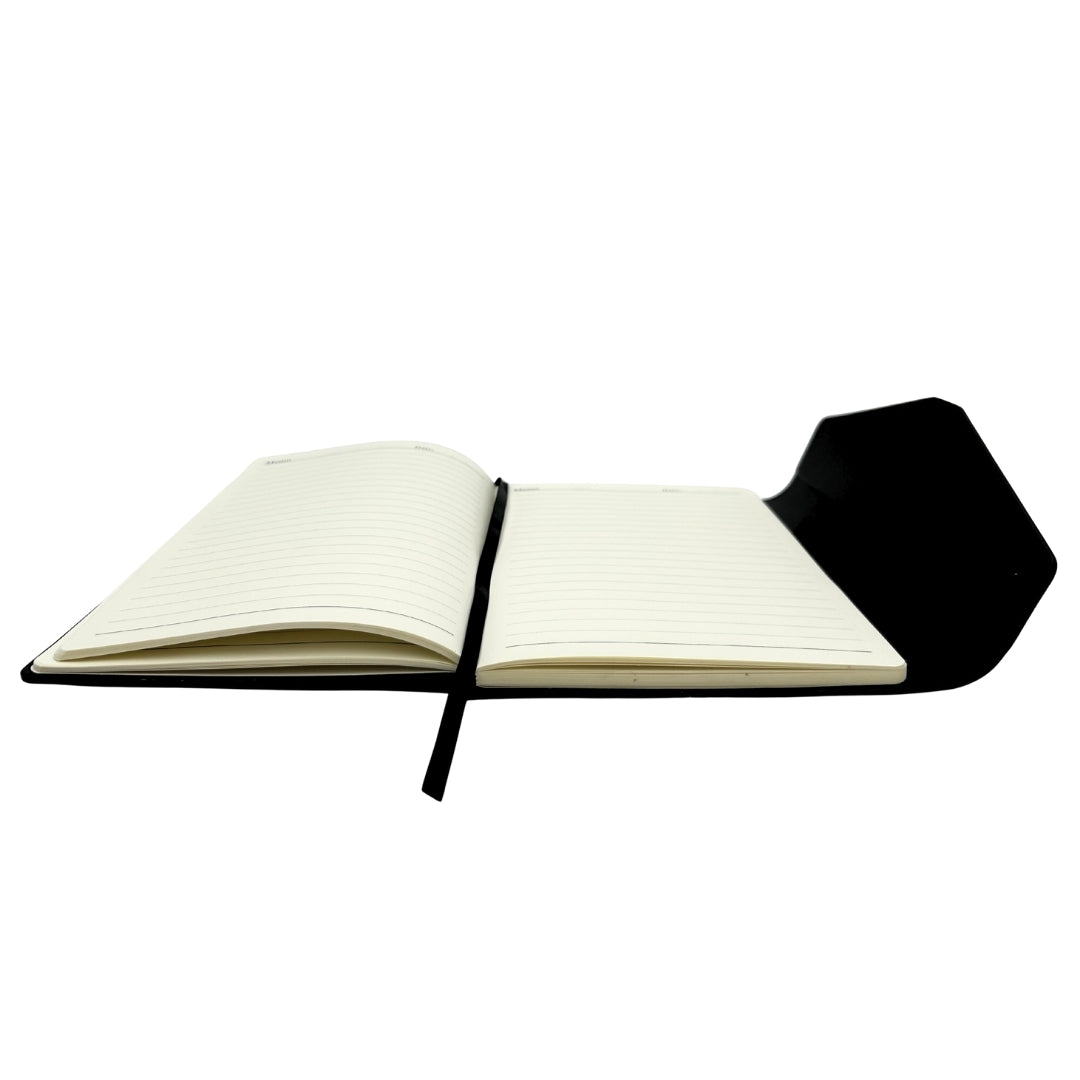 Elegancki Zestaw Prezentowy Premium – Notes A5 z Długopisem i Pendrive 16GB w Pudełku – Czarno-złoty – EE9