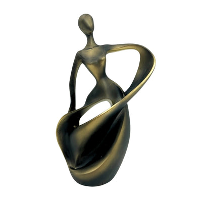 Figurka tancerka – Nowoczesna Dekoracja Abstrakcyjna 24cm - E44446