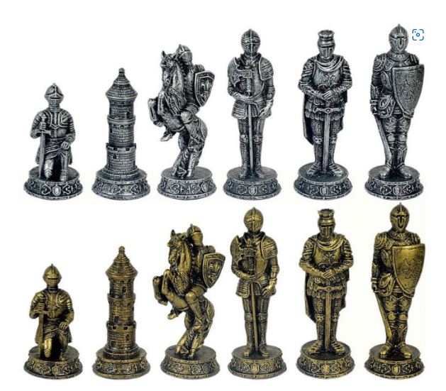 Rytířské šachy 42 x 42cm - MC-6061