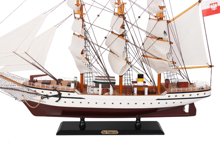 Model żaglowca Dar Pomorza 80cm - DARPOM80