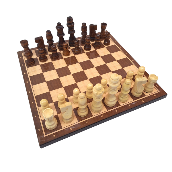 Klasyczne Szachy drewniane - 27 x 27 cm – 1050743