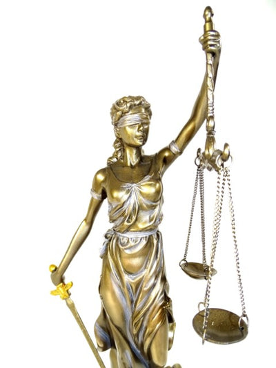 Figurka Themis 35 cm - dárek pro právníka nebo soudce - MC-90037