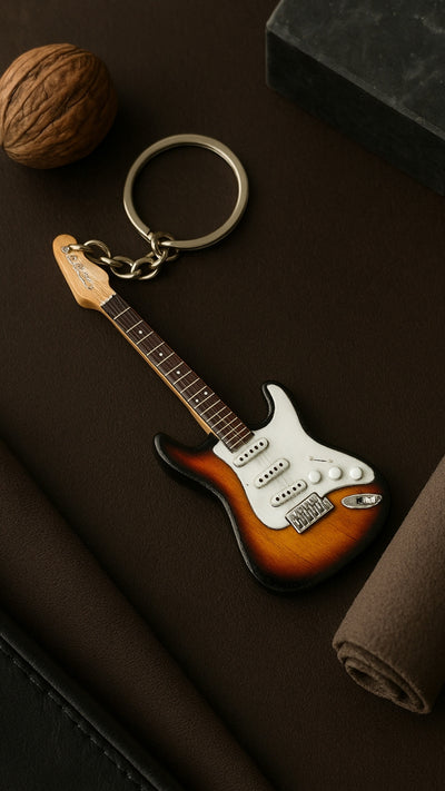 Breloczek - gitara J. Hendrix - mahoń - EGK-0320